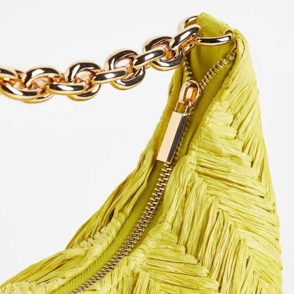 H&M Straw Shoulder Bag New - Picture 3 of 8